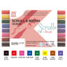 Kuretake zig scroll&brush zestaw 8 pisaków do kaligrafii - sklep plast