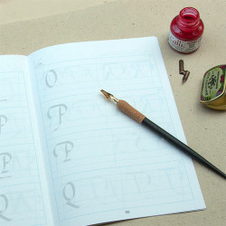 Kuretake calligraphy workbook italic calligraphy exercise book