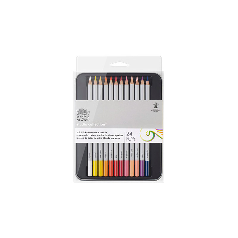 Winsor&Newton studio collection zestaw 24 kredek artystycznych - sklep