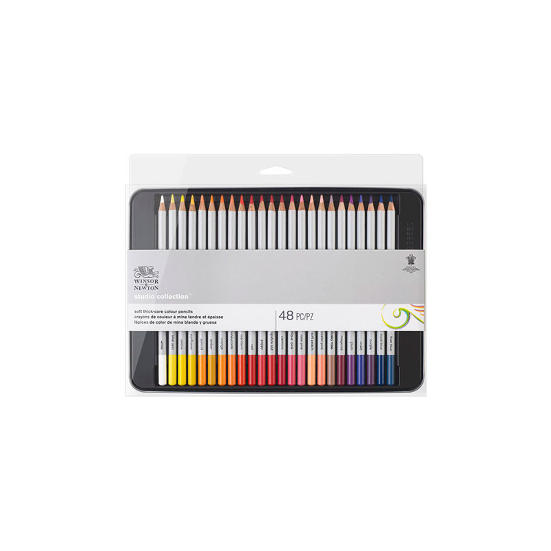 Winsor&Newton studio collection zestaw 48 kredek artystycznych - sklep