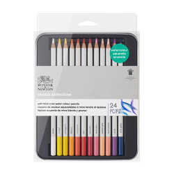 Winsor&Newton studio collection zestaw 24 kredek akwarelowych - sklep
