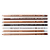 Cretacolor crayons - white, sangwine, sepia, black.