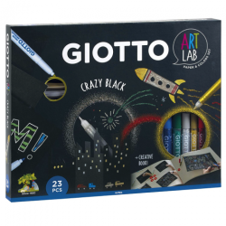 Giotto crazy black creative set of 23 elements