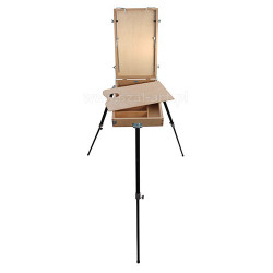 Outdoor easel canaletto - wooden case, metal legs - skle