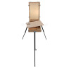 Outdoor easel canaletto - wooden case, metal legs - skle