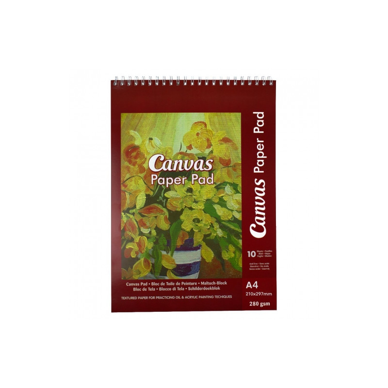 Block Canvas for oil paints on a spiral 280g 10 sheets