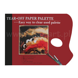 Paleta papierowa prostokątna 23x30.5cm 50g 36 arkuszy - sklep plastycz