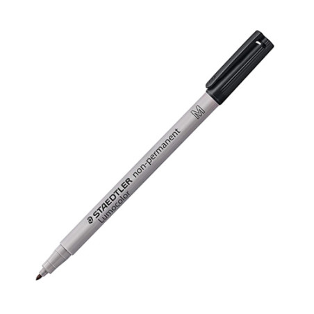 Staedtler lumocolor non-permanent M-1mm czarny - sklep plastyczny - sz