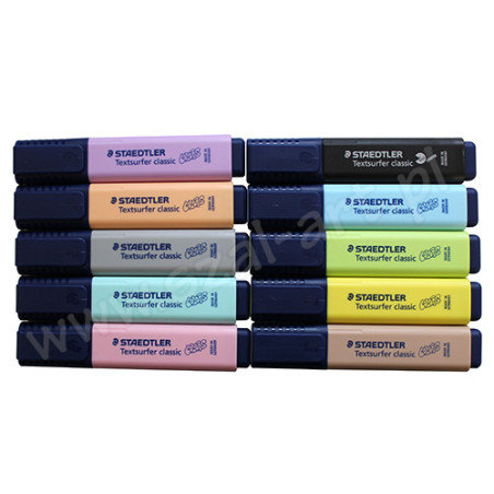 Staedtler textsurfer classic pastel highlighter - szal art - sklep pla