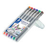 Staedtler pigment liner zestaw 6 cienkopisów 0.3mm - sklep plastyczny