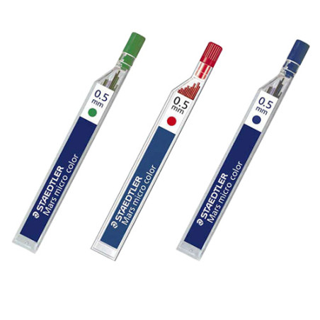 Staedtler mars micro color kolorowe wkłady 0.5 mm - sklep plastyczny -