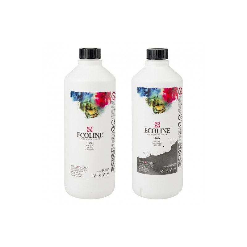 Talens ecoline farby wodne 490ml - sklep plastyczny - szał dla plastyk