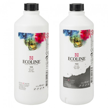 Talens ecoline farby wodne 490ml - sklep plastyczny - szał dla plastyk