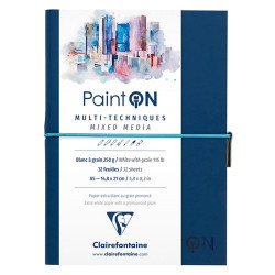 Blok Clairefontaine paint on mixed media 250g 32ark blue - sklep plast