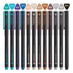 Chameleon fineliner bold zestaw 24 tonalnych cienkopisów - sklep plast