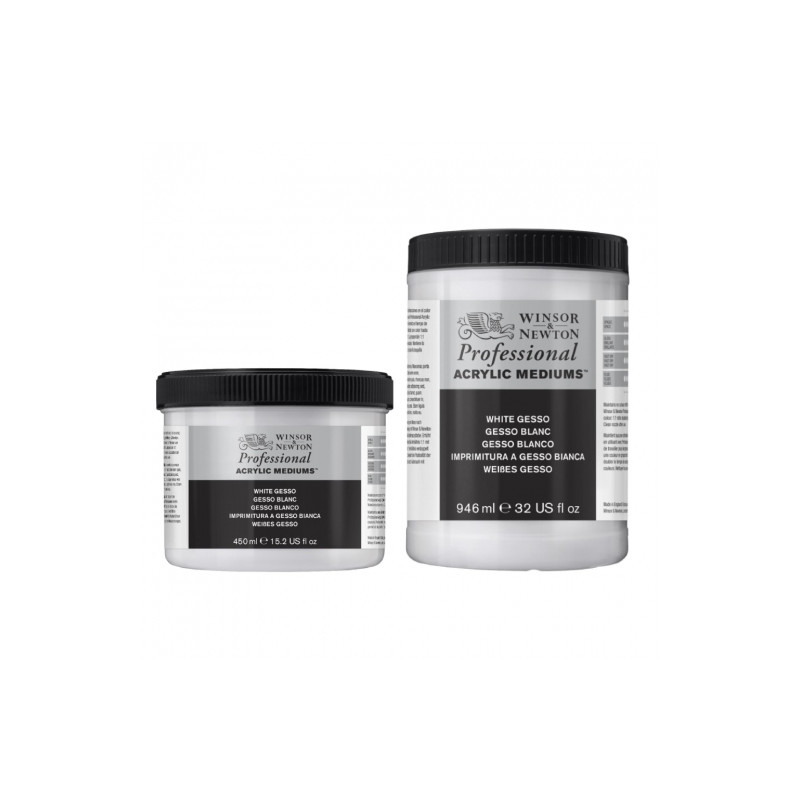 Winsor&Newton gesso white grunt malarski biały - sklep plastyczny - sz