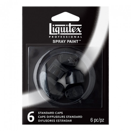 Liquitex set of 6 spray paint tips