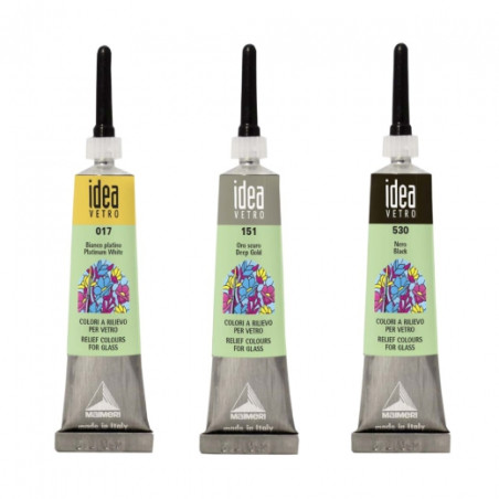 Maimeri idea vetro relief konturówka do szkła 20ml - sklep plastyczny