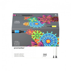 Winsor&Newton promarker extended collection zestaw 96 kolorów - sklep