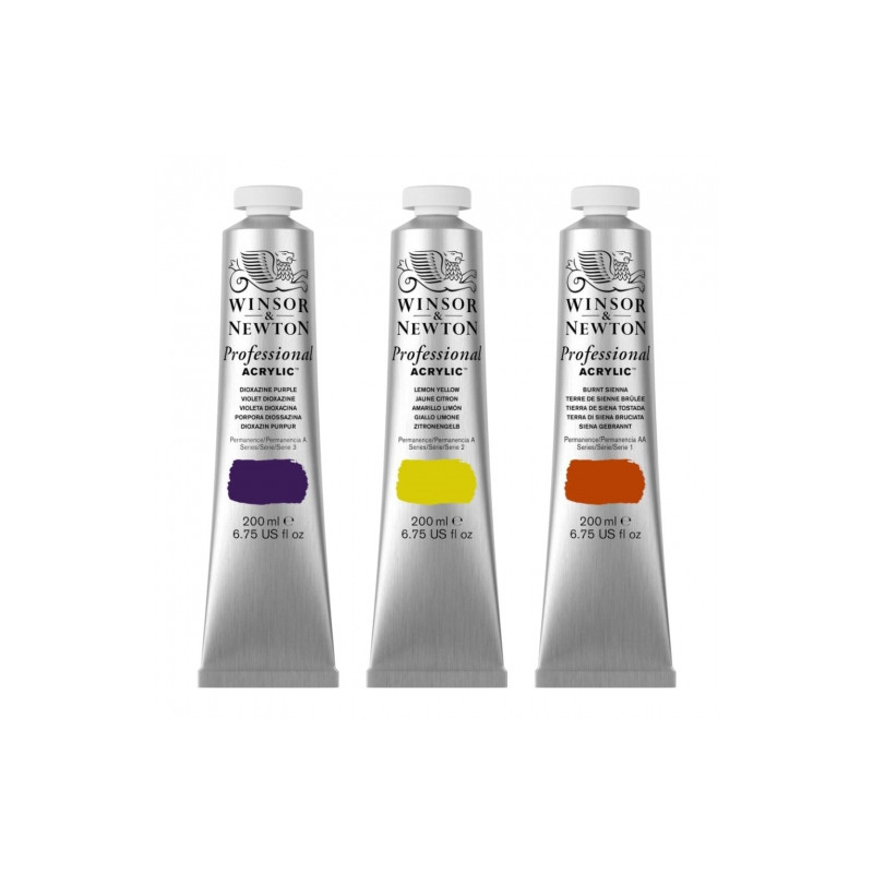 Winsor&Newton professional farba akrylowa - sklep plastyczny - szał dl