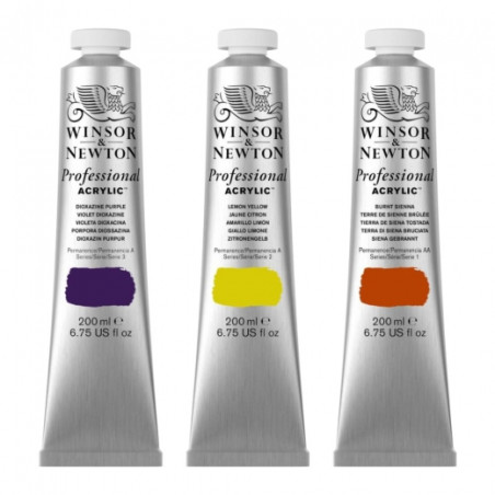 Winsor & Newton professional acrylic paint 200ml