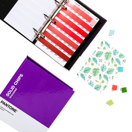 Pantone solid chips color samples