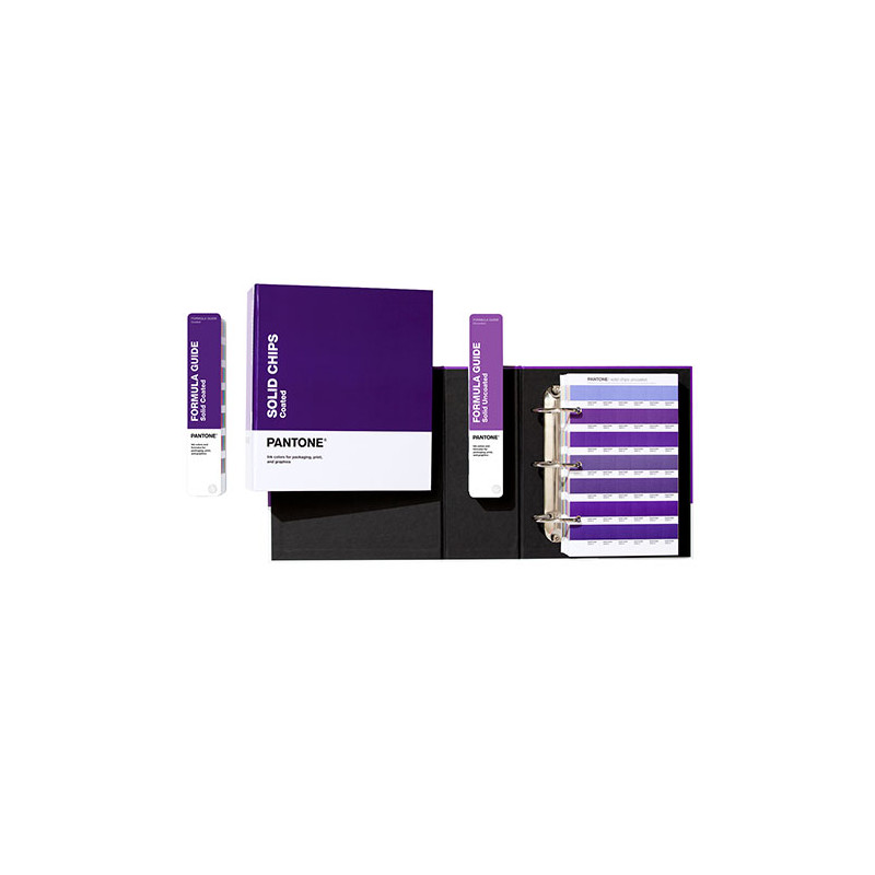 Pantone solid color color samples