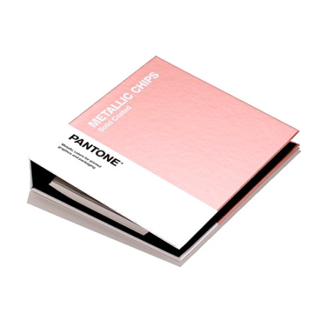 Pantone metallic chips color samples