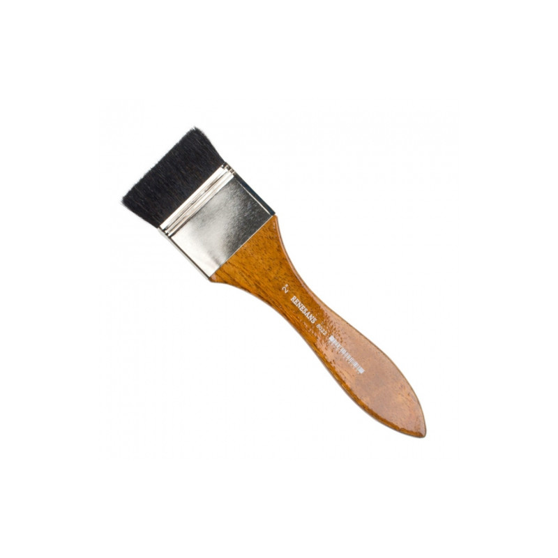 Renesans brushes natural goat flat series 8022