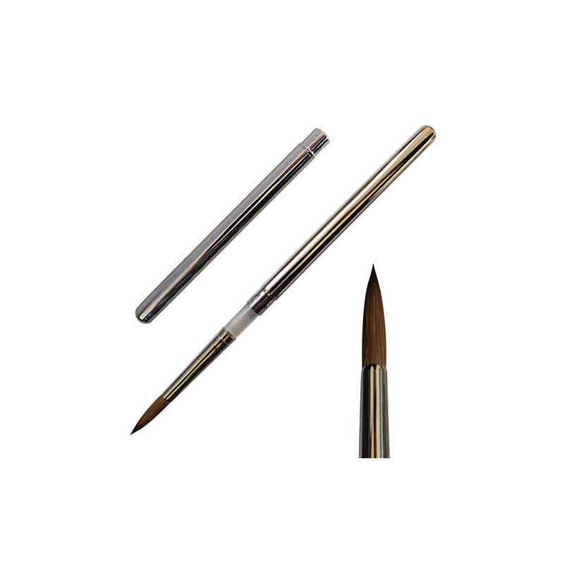 Szmal aquarius travel kolinsky large round natural brush