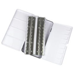 Szmal metal box for watercolors in cubes 24 pieces