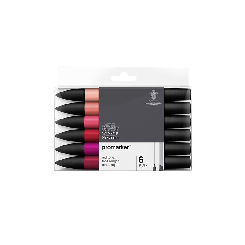 Winsor&Newton promarker red tones set of 6 colors