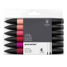 Winsor&Newton promarker red tones set of 6 colors