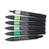 Winsor&Newton promarker green tones set of 6 colors