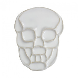 Renesans porcelain palette 12x15,5cm skull