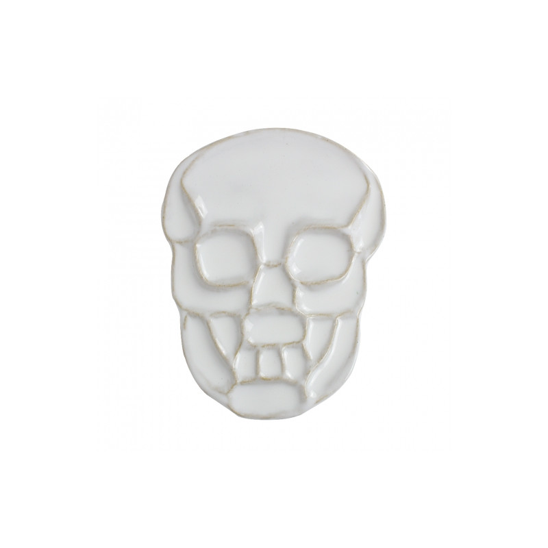 Renesans porcelain palette 12x15,5cm skull