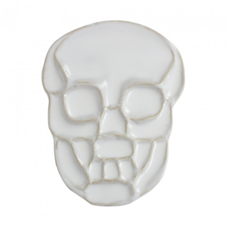 Renesans porcelain palette 12x15,5cm skull