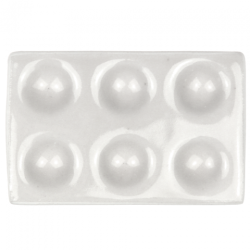 paleta porcelanowa prostokątna 5,5x8,5cm - sklep plastyczny - szał dla