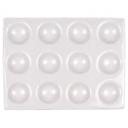 paleta porcelanowa prostokątna 9x12cm - sklep plastyczny - szał dla pl