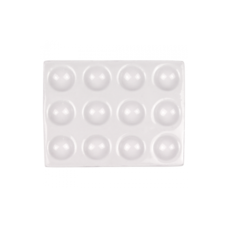 Renesans rectangular porcelain palette 9x12cm