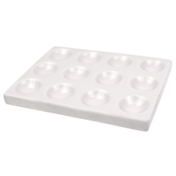 paleta porcelanowa prostokątna 9x12cm - sklep plastyczny - szał dla pl