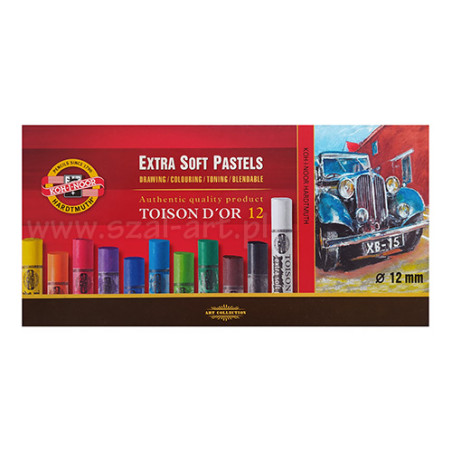 Koh-i-noor toison d'or extra soft 12 pasteli suchych karton opak - skl