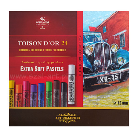 Koh-i-noor toison d'or extra soft 24 pasteli suchych karton opak - skl