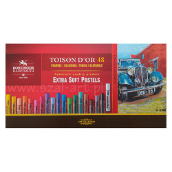 Koh-i-noor toison d'or extra soft set of 48 dry pastels carton pack