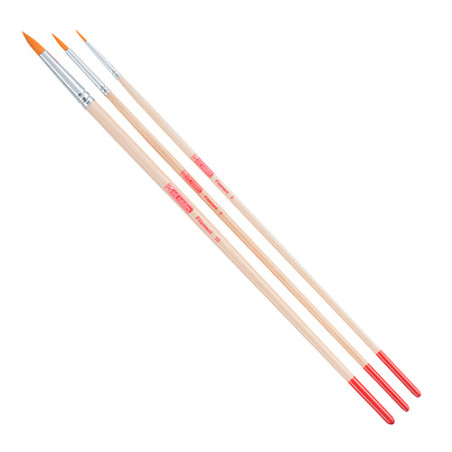 Talens artcreation set of 3 round nylon brushes