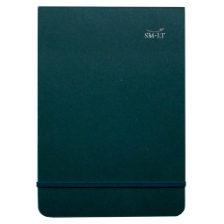 SM-LT block with dark green cover and elastic band 14.8x21cm 80g 70 sh