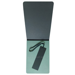 SM-LT block with dark green cover and elastic band 14.8x21cm 80g 70 sh