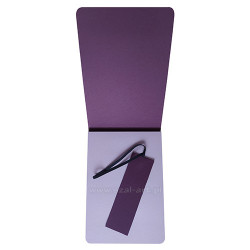 SM-LT block with purple cover and elastic band 14.8x21cm 80g 70 sheets