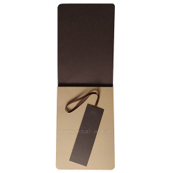 SM-LT block with brown cover and elastic band 14.8x21cm 80g 70 sheets