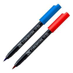 Kuretake zig fudebiyori brush pen pisaki pędzelkowe - sklep plastyczny